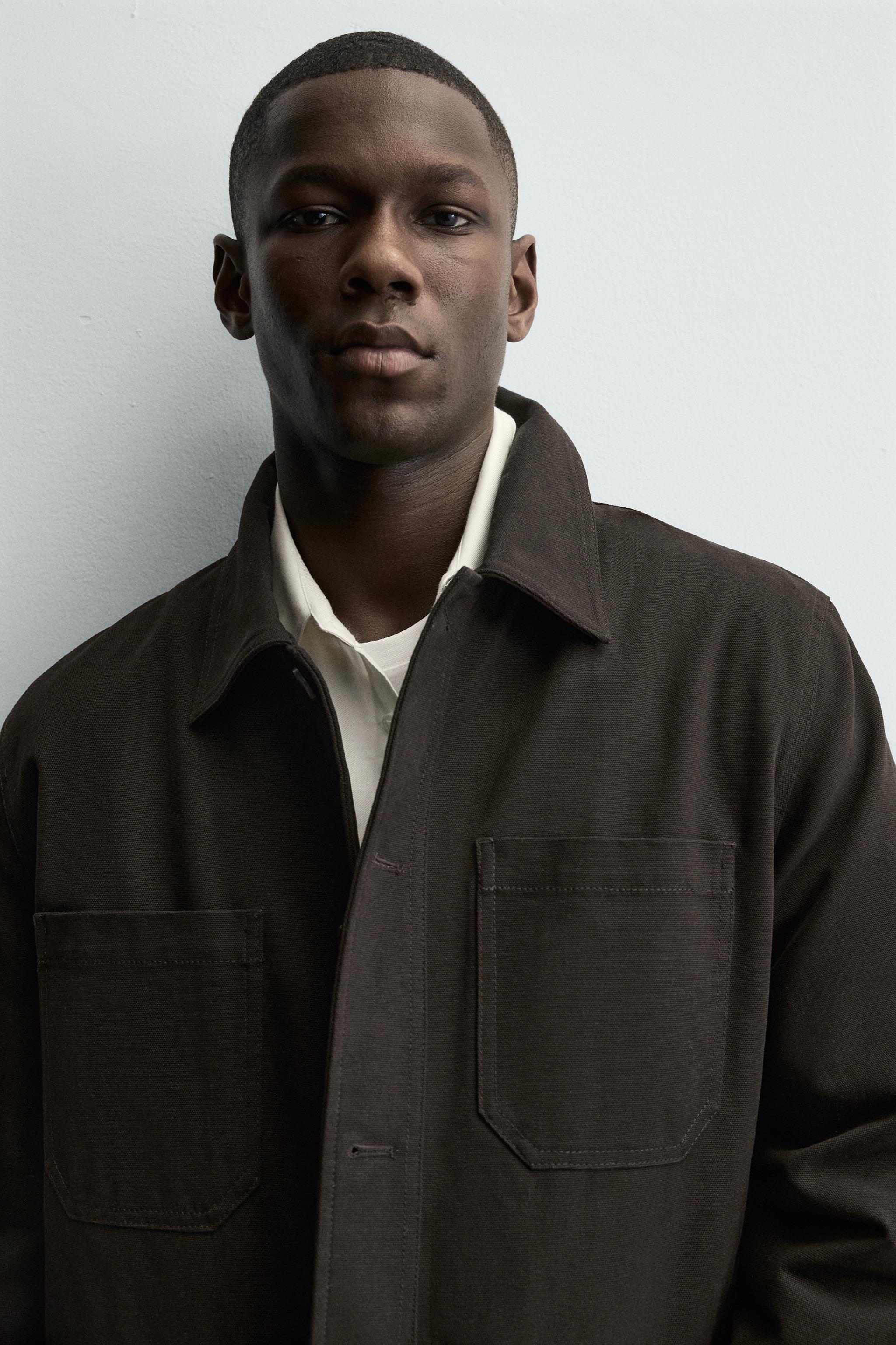 QUILTED POCKET OVERSHIRT